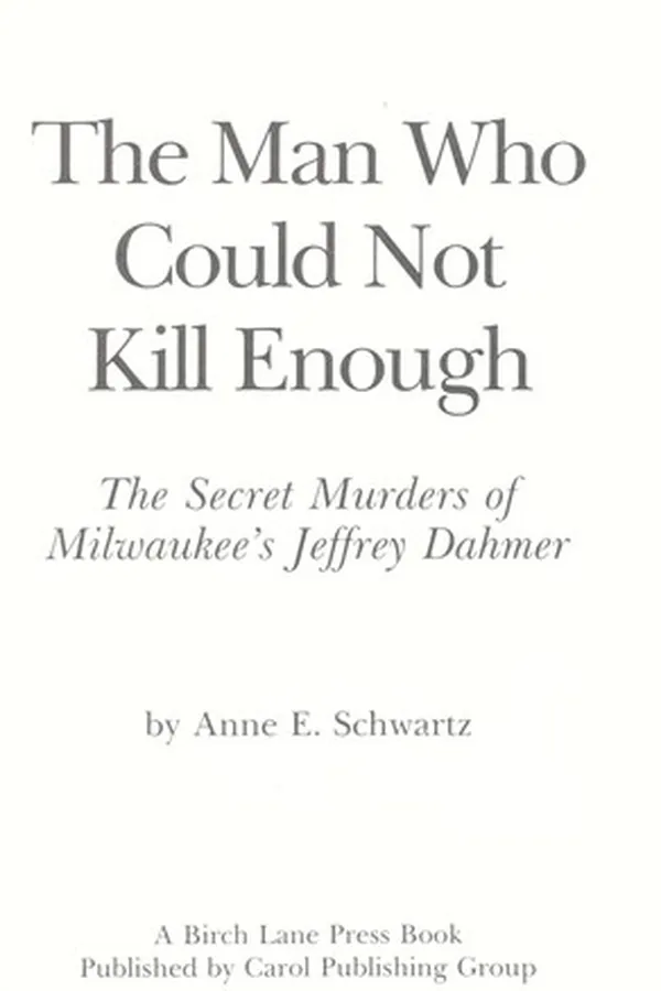 Capa de The man who could not kill enough