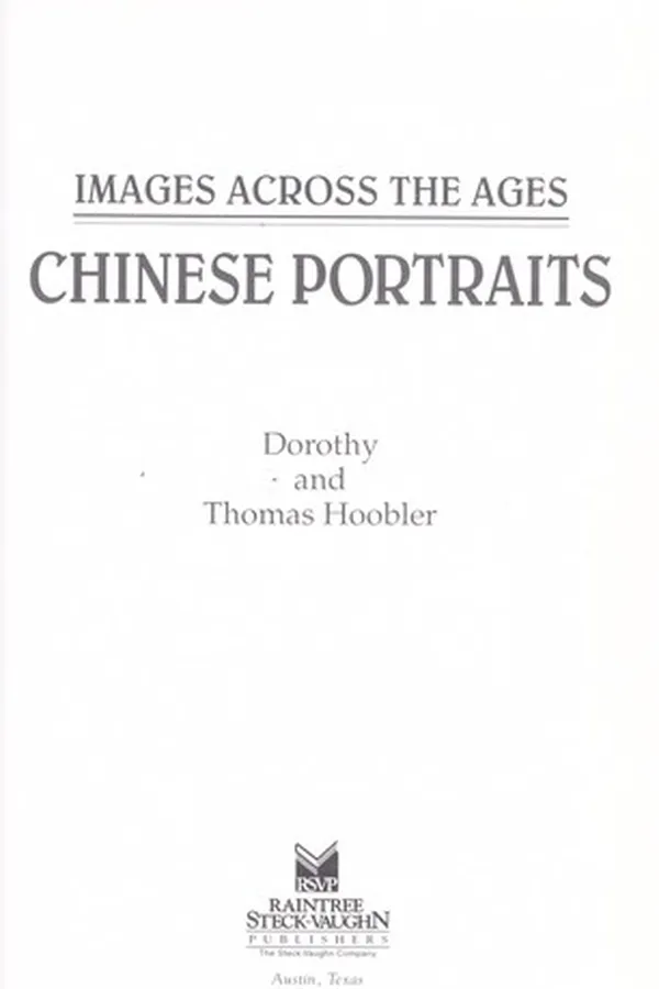 Capa de Chinese portraits