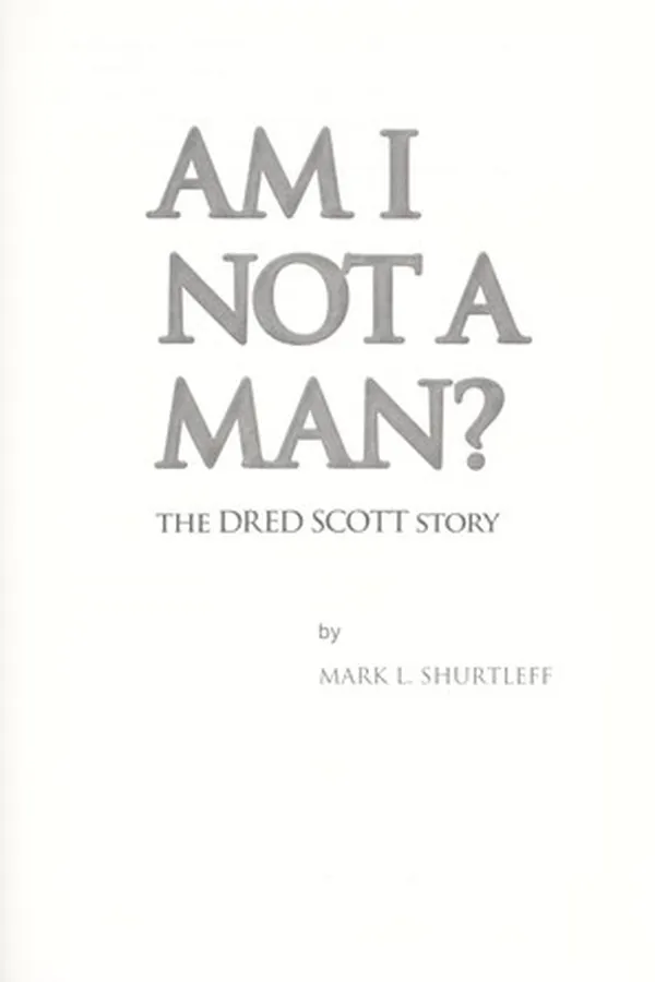 Capa de Am I not a man?