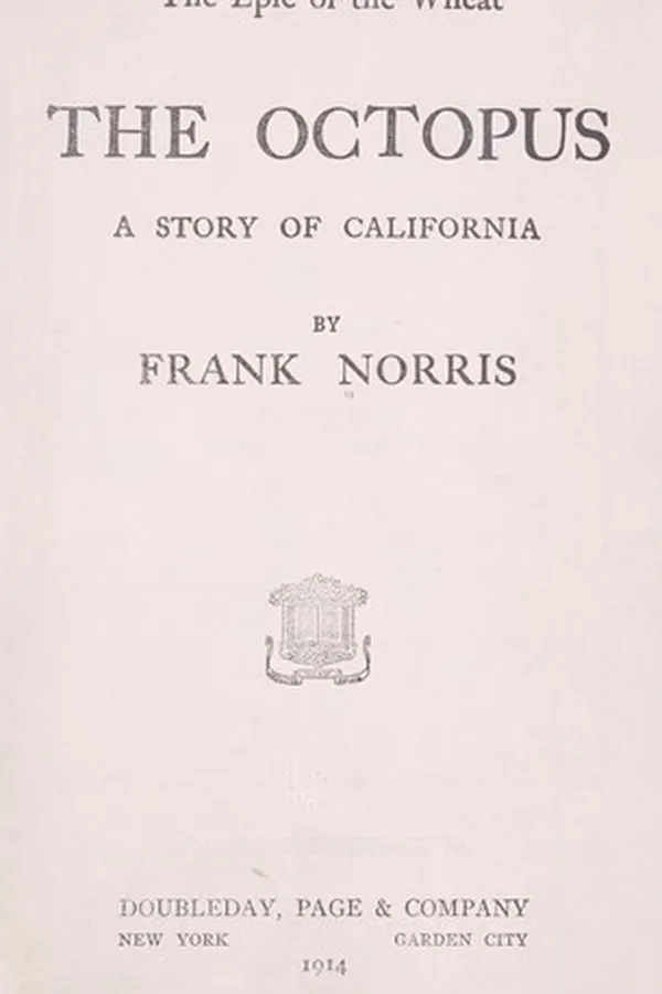 Capa de The octopus, a story of California
