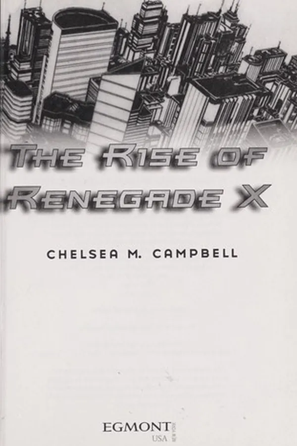 Capa de The rise of Renegade X