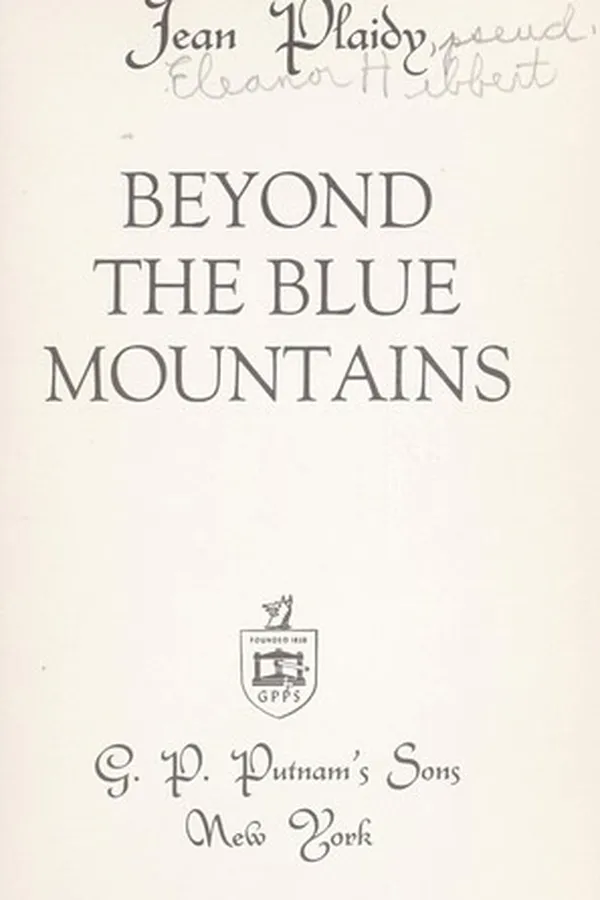 Capa de Beyond the Blue Mountains