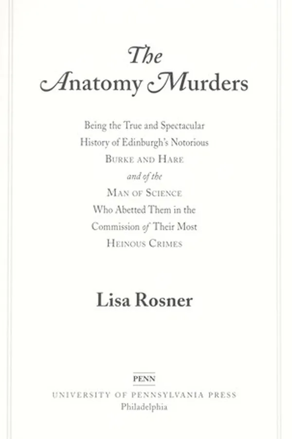 Capa de The anatomy murders