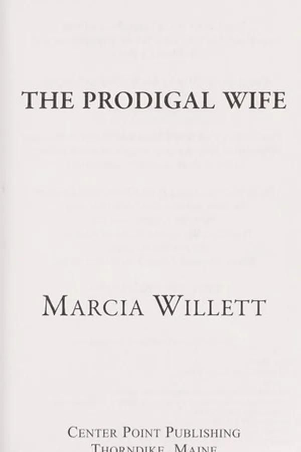Capa de The prodigal wife