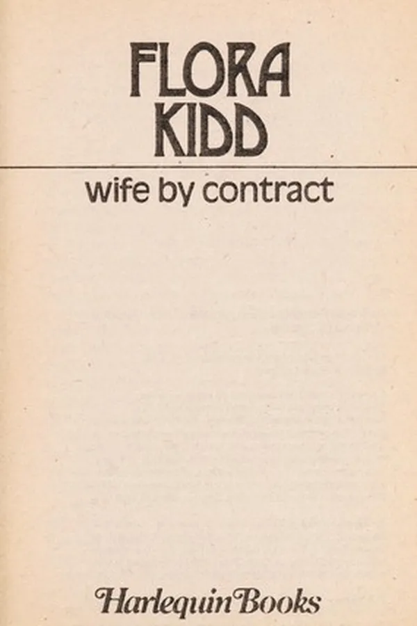 Capa de Wife by Contract