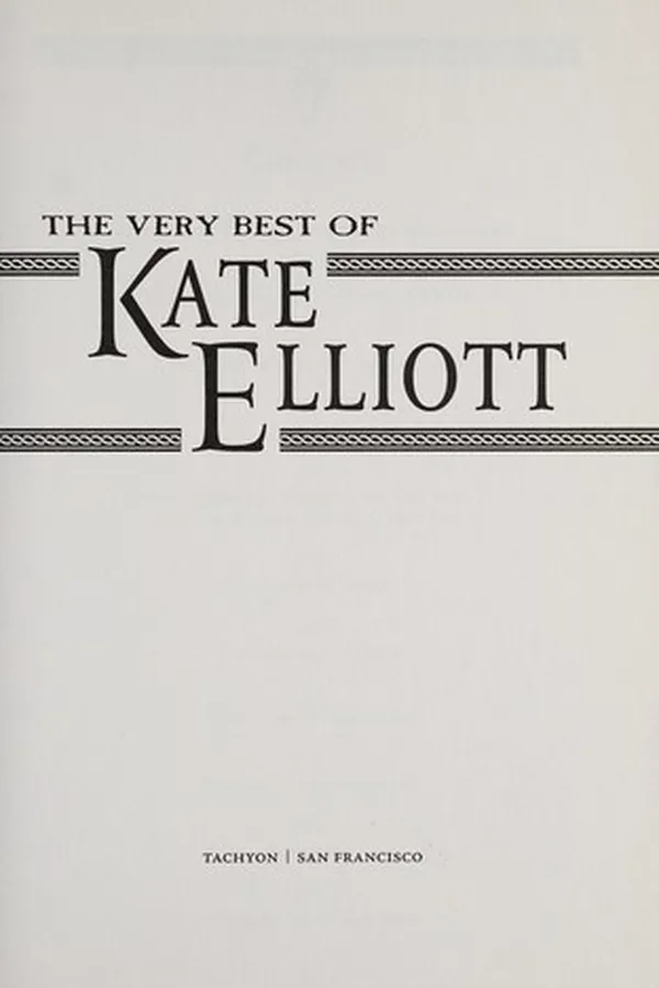 Capa de The very best of Kate Elliott