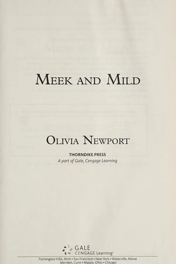 Capa de Meek and mild
