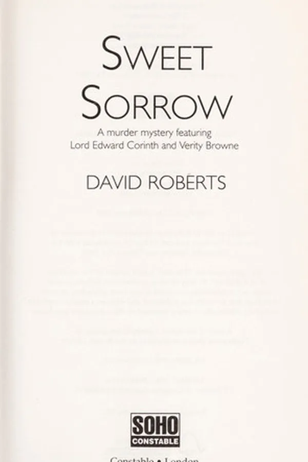 Capa de Sweet sorrow