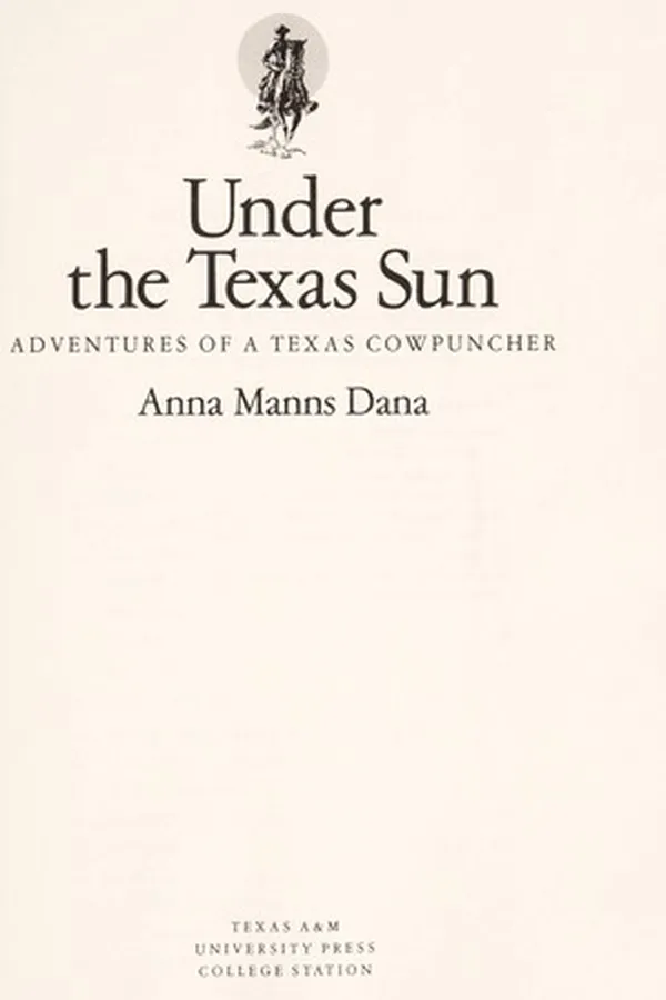 Capa de Under the Texas sun