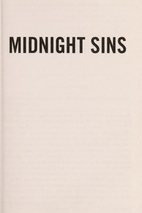 Capa de Midnight sins
