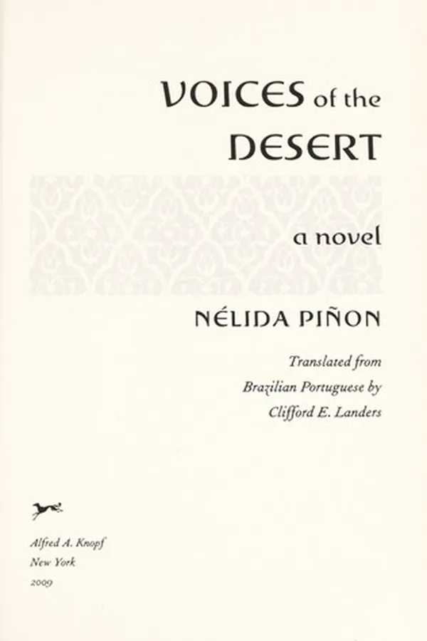 Capa de Voices of the desert