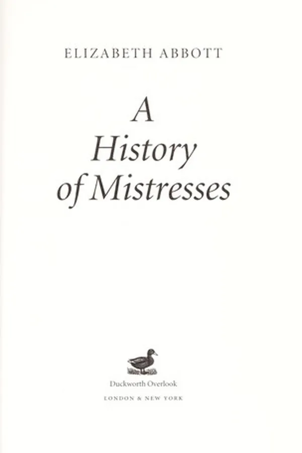 Capa de Mistresses