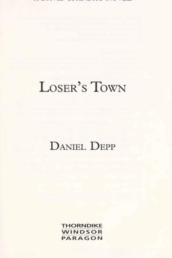 Capa de Loser's town