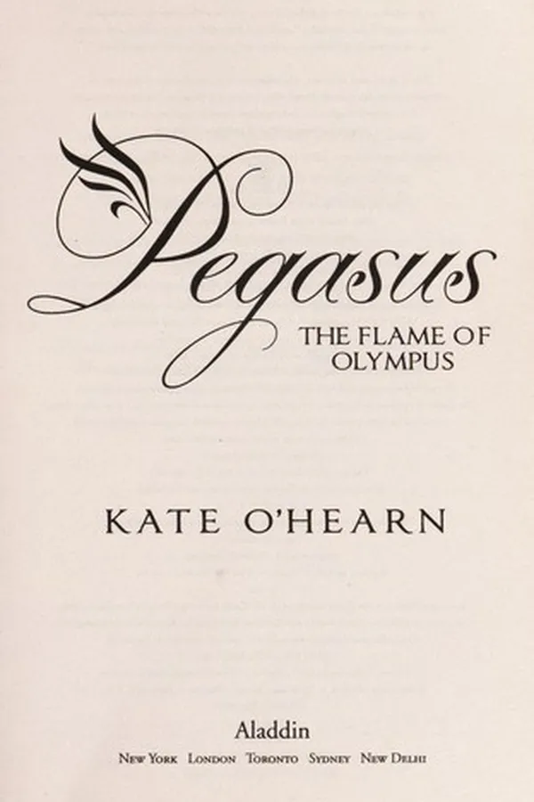 Capa de The flame of Olympus