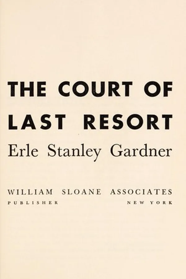 Capa de The Court of Last Resort