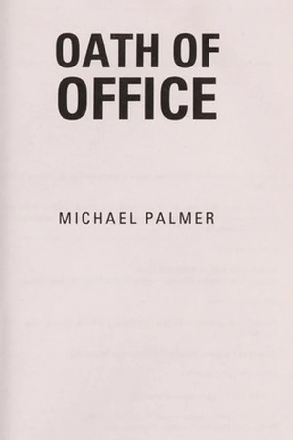 Capa de Oath of office