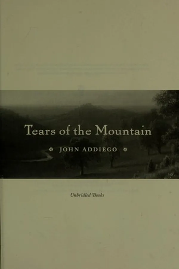 Capa de Tears of the mountain