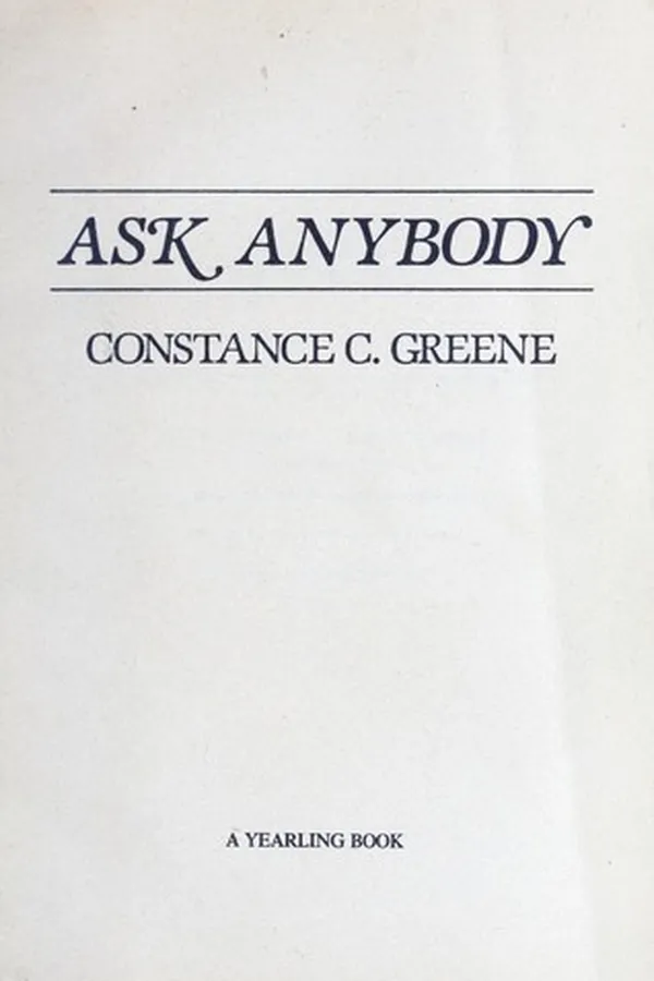 Capa de Ask anybody