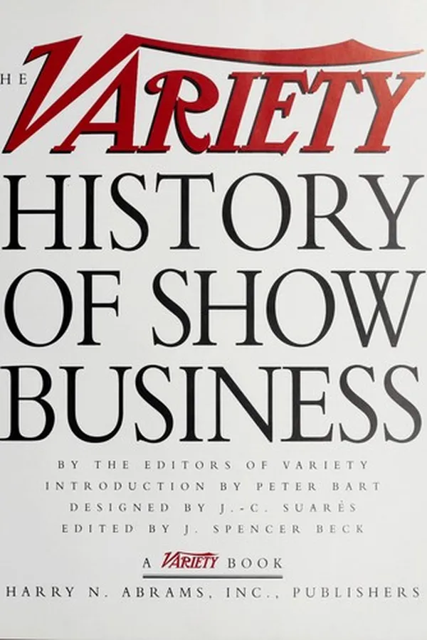 Capa de The Variety history of show business