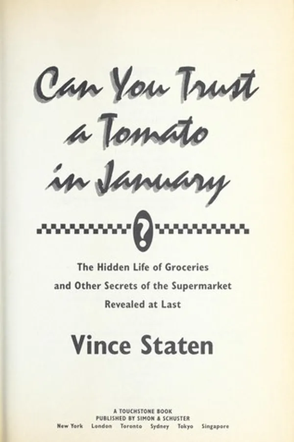Capa de Can you trust a tomato in January?