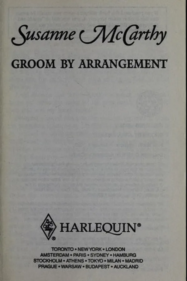 Capa de Groom by arrangement