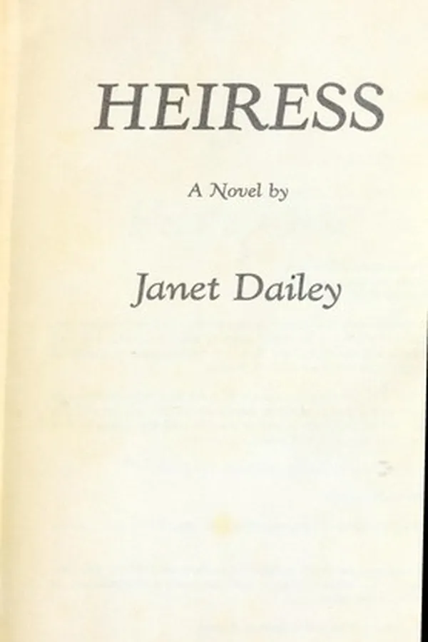 Capa de Heiress