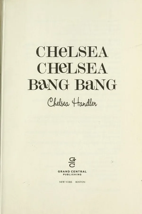 Capa de Chelsea Chelsea bang bang
