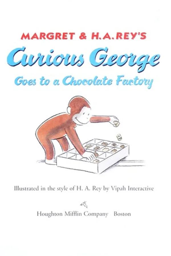 Capa de Curious george goes to a chocolate factory