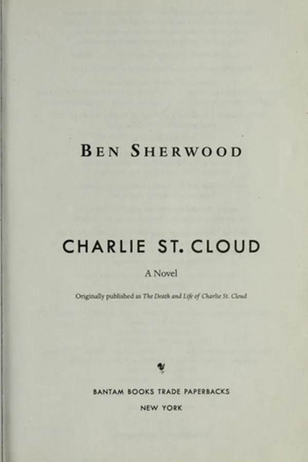 Capa de Charlie St. Cloud