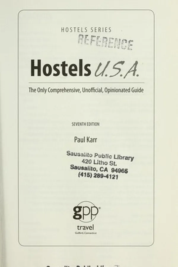 Capa de Hostels U.S.A.