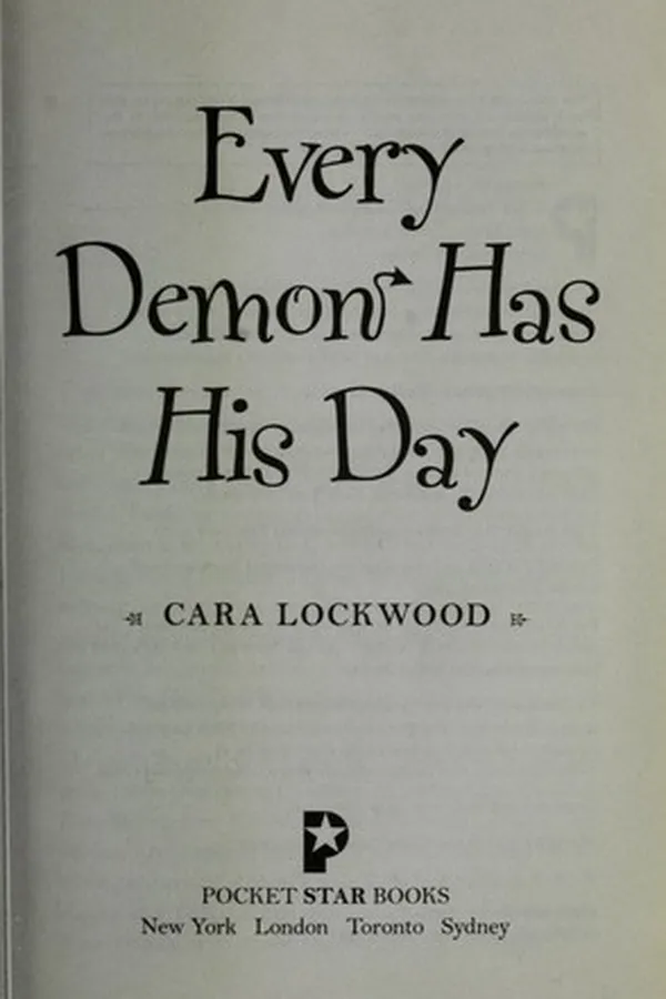 Capa de Every demon has his day