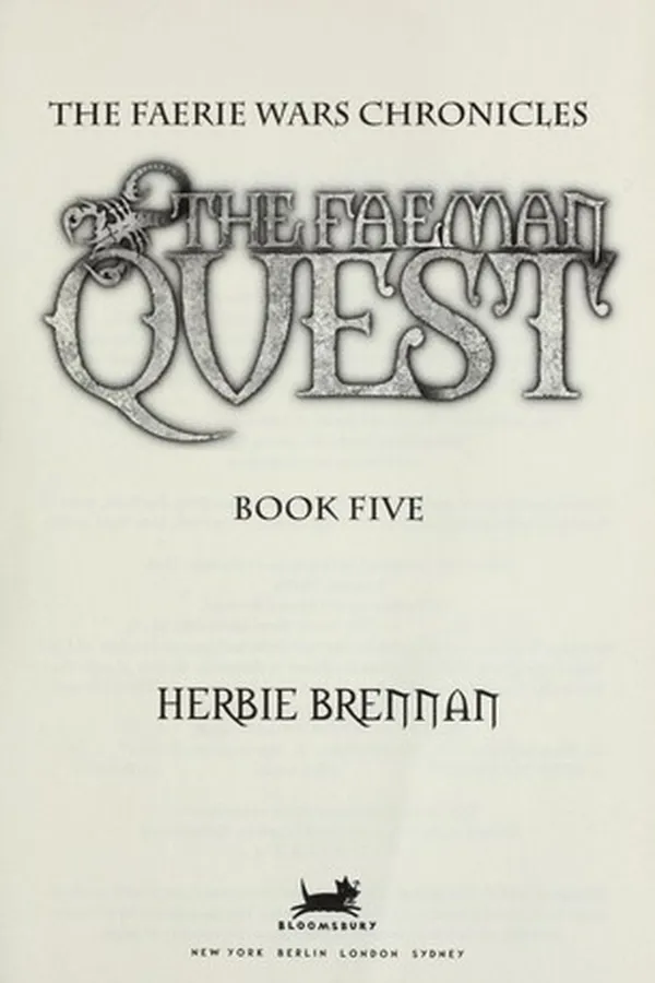 Capa de The faeman quest