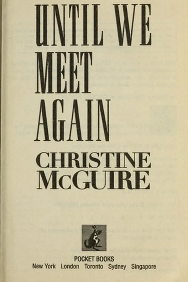 Capa de Until we meet again