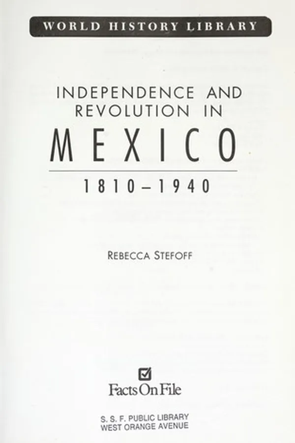 Capa de Independence and revolution in Mexico, 1810-1940
