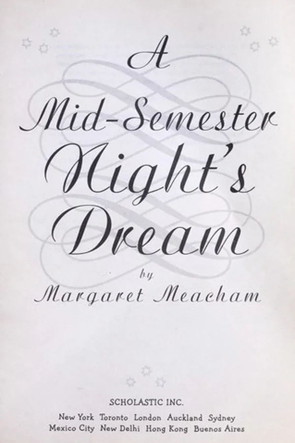 Capa de A mid-semester night's dream