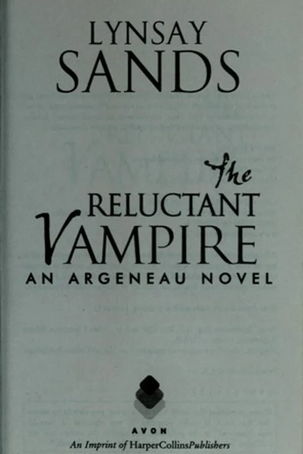 Capa de The reluctant vampire