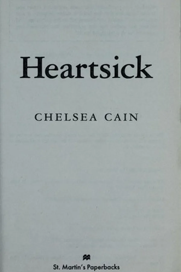 Capa de Heartsick