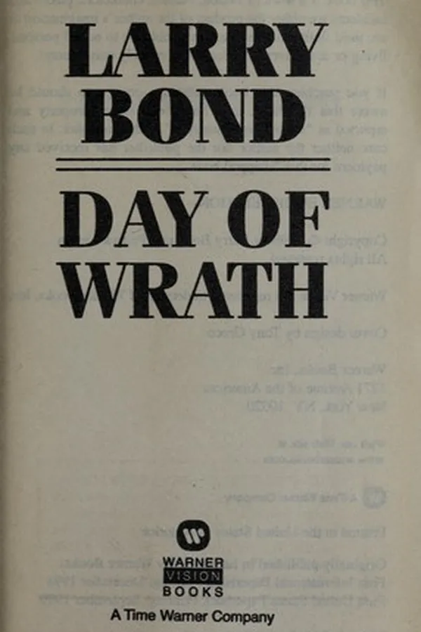 Capa de Day of wrath