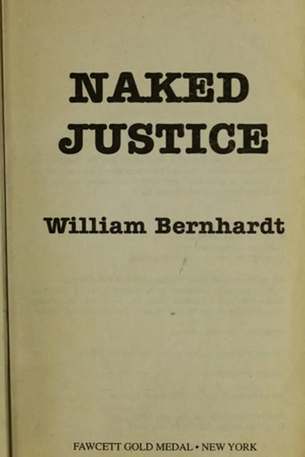Capa de Naked justice