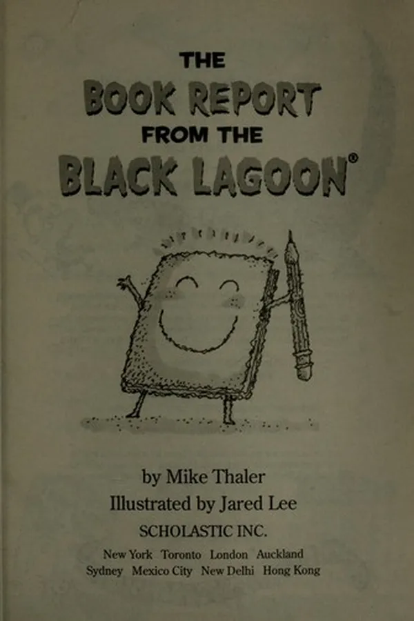 Capa de The book report from the Black Lagoon