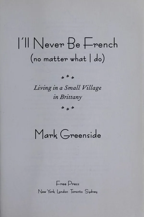 Capa de I'll never be French (no matter what I do)