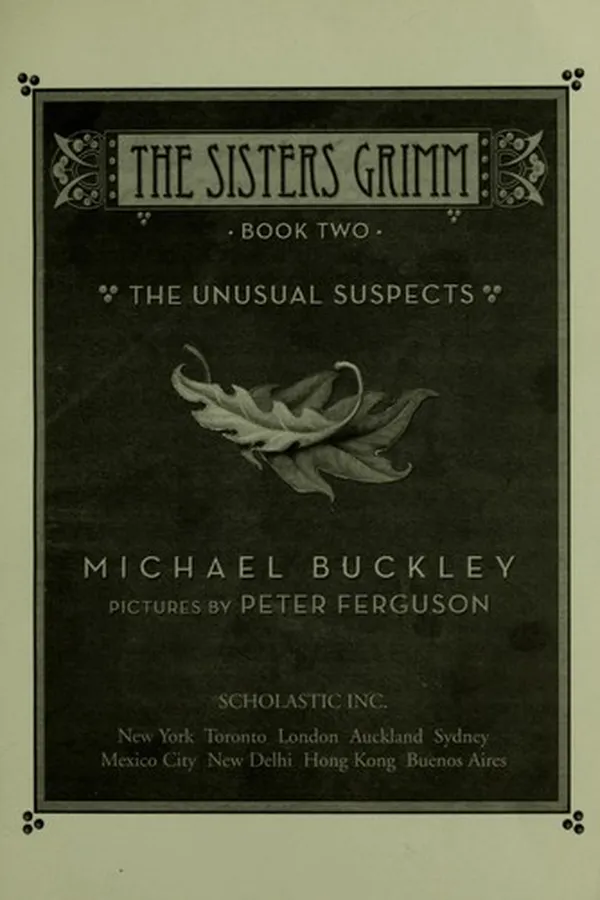 Capa de The unusual suspects (Sisters Grimm #2)