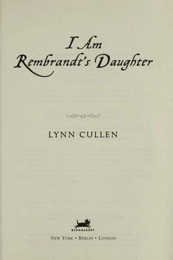 Capa de I am Rembrandt's daughter