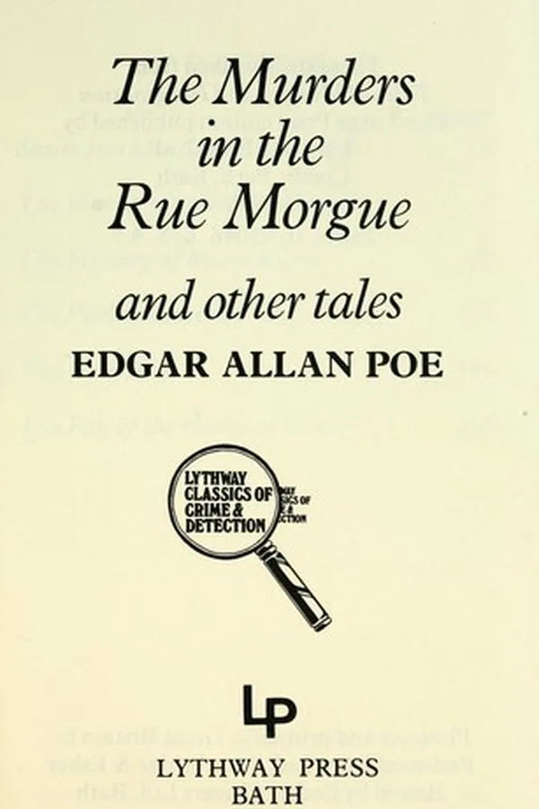 Capa de The Murders in the Rue Morgue and Other Tales (Fall of the House of Usher / Gold Bug / Murders in the Rue Morgue / Mystery of Marie Roget / Purloined Letter)