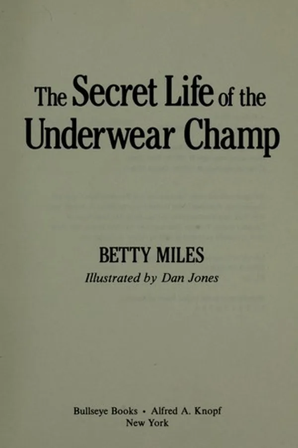 Capa de The Secret Life of the Underwear Champ