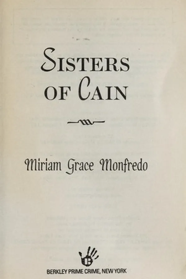 Capa de Sisters of Cain