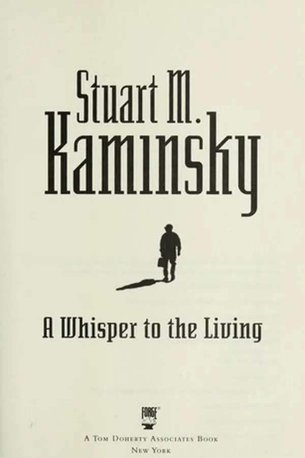 Capa de A whisper to the living