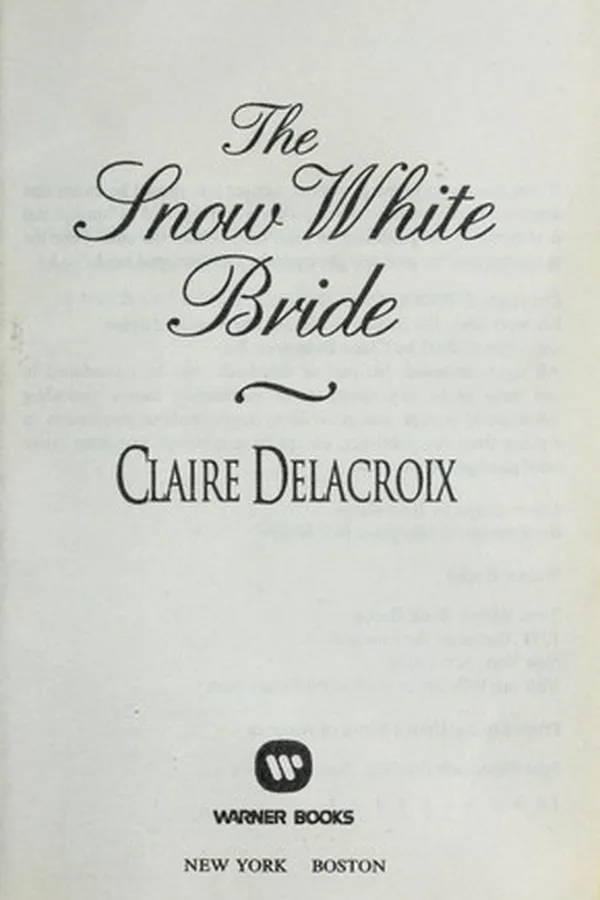Capa de The snow white bride  (Jewels of Kinfairlie book 3)