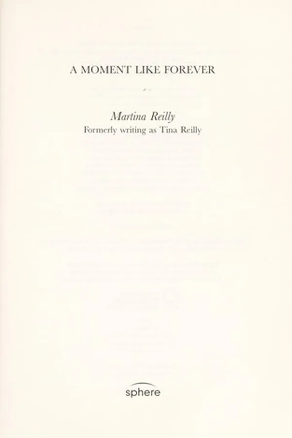 Cover of A moment like forever