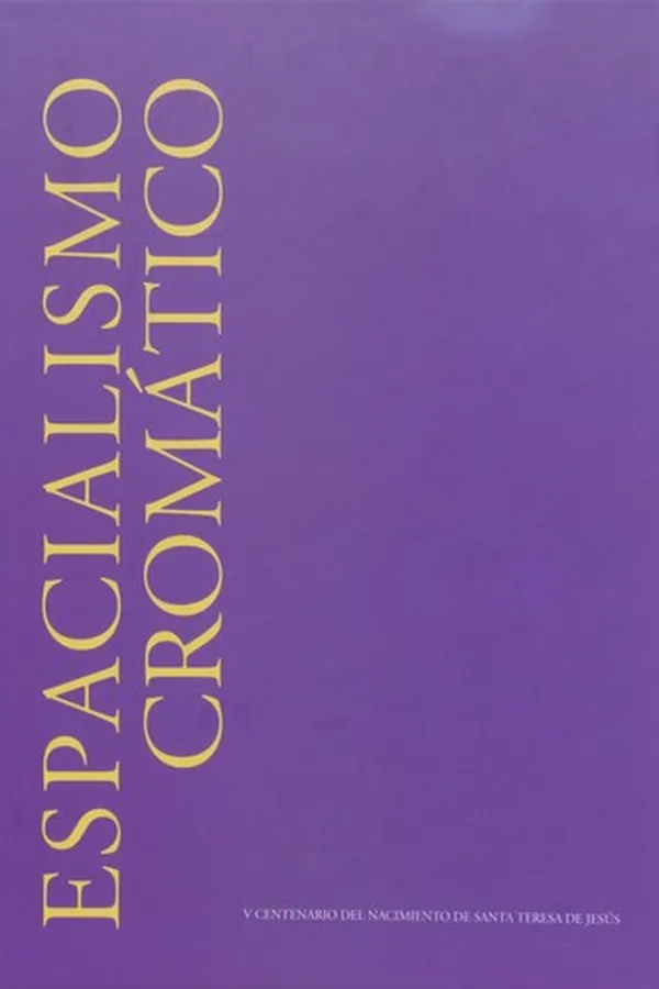 Capa de Espacialismo cromático